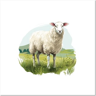 White Sheep Posters and Art